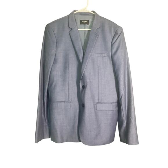 The Kooples Micro Super 110 Sky Blue Wool Blazer Jacket EU 50 (US 40) - Picture 3 of 10